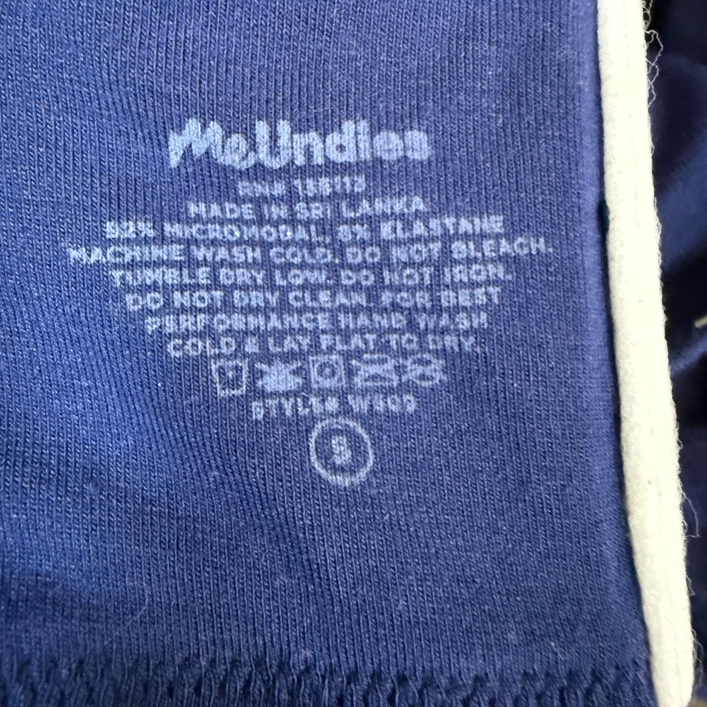MeUndies UltraModal™ FeelFree Longline Bralette Anchors Away. Size S. - Picture 6 of 7